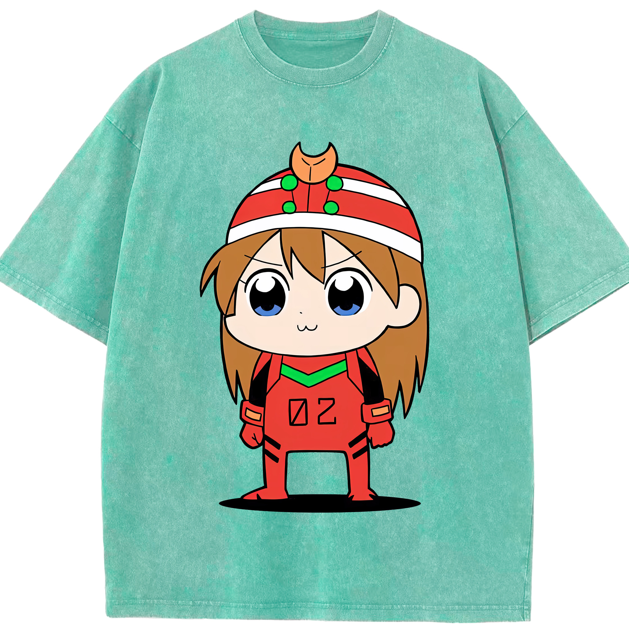 （画像用） EVA 新世紀エヴァンゲリオン 綿100% ヴィンテージ風 半袖Tシャツ（フロントプリント）